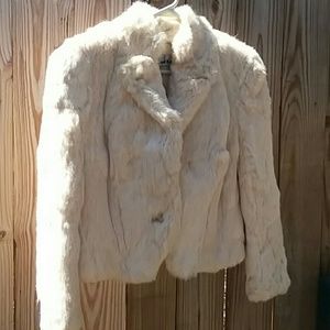 Vintage Split End LTD- Rabbit Fur Coat Size M